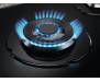 Electrolux Варочная поверхность газ на стекле, 60см, чугун, черный