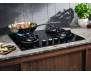 Electrolux Варочная поверхность газ на стекле, 60см, чугун, черный