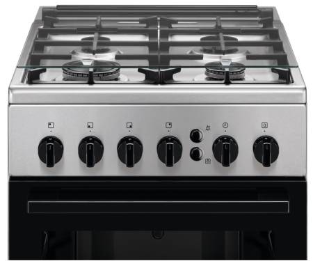 Electrolux Плита газовая, 51л, 50x60см, чугун, нерж