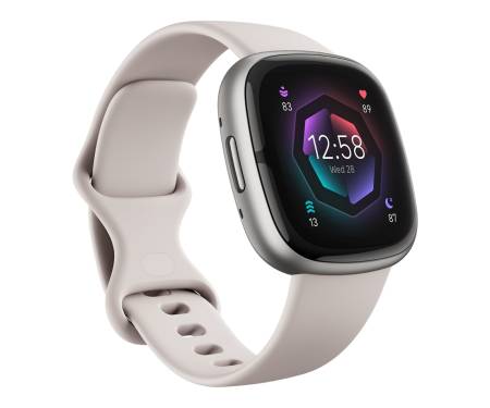 Смарт-часы Fitbit Sense 2 Lunar White / Platinum Aluminum 2