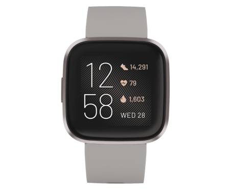 Смарт-часы Fitbit Versa 2 Stone/Mist Grey Aluminum (FB507GYSR) 2