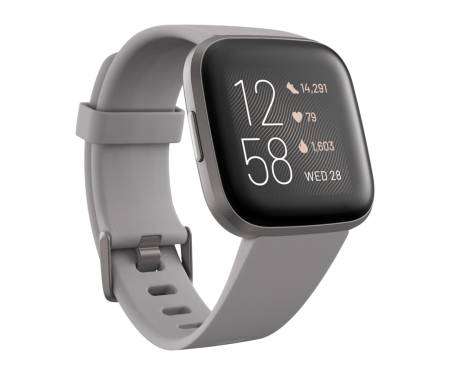Смарт-часы Fitbit Versa 2 Stone/Mist Grey Aluminum (FB507GYSR) 1