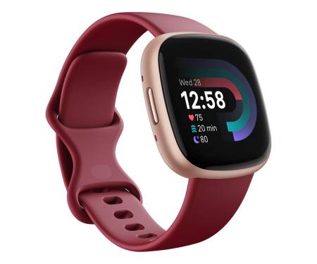 Смарт-часы Fitbit Versa 4 Beet Juice / Copper Rose Aluminum 1