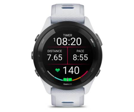 Смарт-годинник Garmin Forerunner 265 Black Bezel w. Whitestone Case and Whitestone/Tidal Blue S. Band (010-02810-01/11) 2