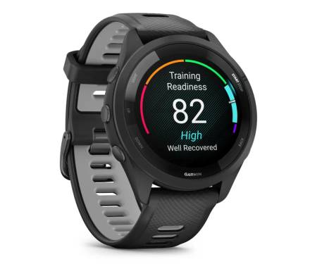 Смарт-часы Garmin Forerunner 265 Black Bezel and Case w. Black/Powder Gray Silicone Band (010-02810-00/10) 3