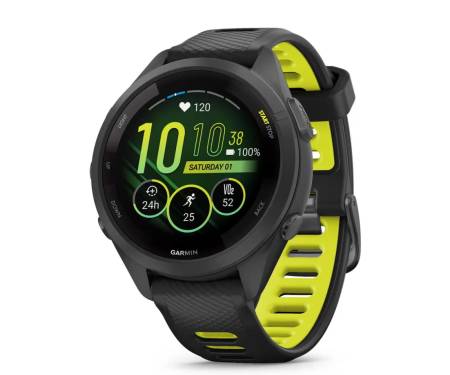 Смарт-часы Garmin Forerunner 265S Black Bezel and Case w. Black/Amp Yellow S. Band (010-02810-03/13) 1