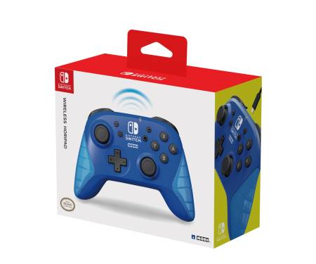 Hori Геймпад беспроводной Horipad для Nintendo Switch, Blue