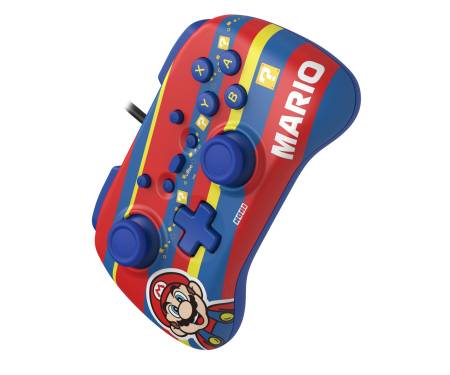 Hori Геймпад проводной Horipad Mini (Mario) для Nintendo Switch, Red/Blue
