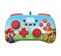 Hori Геймпад проводной Horipad Mini (Super Mario) для Nintendo Switch, Blue/Red