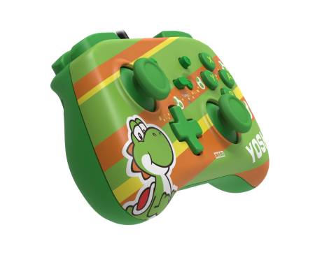 Hori Геймпад проводной Horipad Mini (Yoshi) для Nintendo Switch, Green