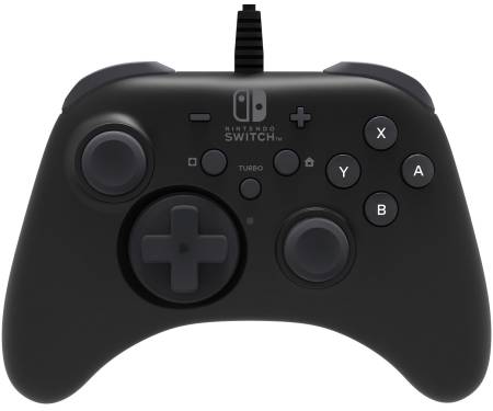 Hori Геймпад проводной для Nintendo Switch, Black