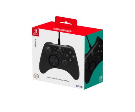 Hori Геймпад проводной для Nintendo Switch, Black
