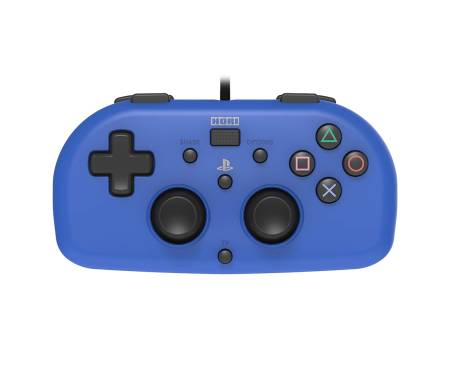 Hori Геймпад проводной Mini Gamepad для PS4, Blue