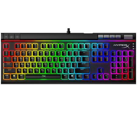 HyperX Клавиатура игровая Alloy Elite 2.0 Red USB RGB RU, Black