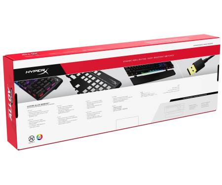 HyperX Клавіатура HyperX Alloy MKW100 TTC Red USB RGB ENG/RU, Black