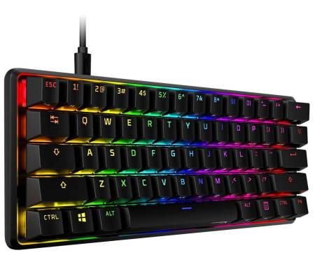 HyperX Клавиатура Alloy Origins 60 Red USB RGB ENG/RU Black