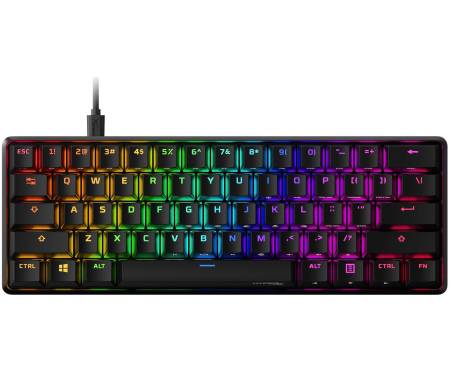 HyperX Клавиатура Alloy Origins 60 Red USB RGB ENG/RU Black