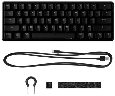HyperX Клавиатура Alloy Origins 60 Red USB RGB ENG/RU Black