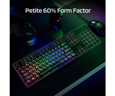 HyperX Клавиатура Alloy Origins 60 Red USB RGB ENG/RU Black