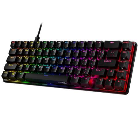 HyperX Клавиатура Alloy Origins 65 Red USB RGB ENG/RU, Black