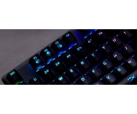 HyperX Клавиатура Alloy Origins Aqua USB RGB PBT ENG/RU, Black