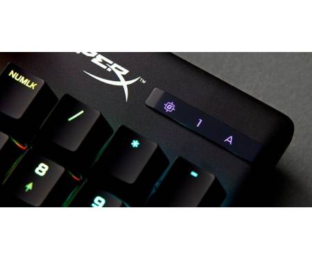 HyperX Клавиатура Alloy Origins Aqua USB RGB PBT ENG/RU, Black