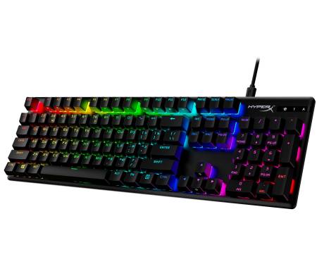 HyperX Клавиатура Alloy Origins Aqua USB RGB PBT ENG/RU, Black