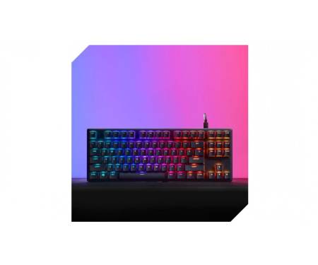 HyperX Клавиатура Alloy Origins Core PBT Aqua USB RGB ENG/RU Black