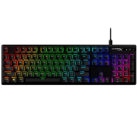 HyperX Клавиатура Alloy Origins Red USB RGB PBT ENG/RU, Black