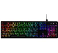 HyperX Клавиатура Alloy Origins Red USB RGB PBT ENG/RU, Black