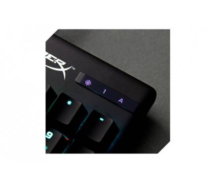 HyperX Клавиатура Alloy Origins Red USB RGB PBT ENG/RU, Black