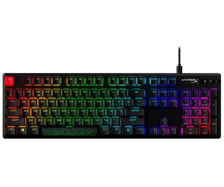 HyperX Клавиатура Alloy Origins Red USB RGB PBT ENG/RU, Black