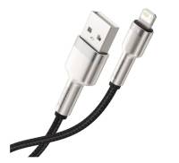 Кабель Baseus Cafule Metal Lightning 2.4A (1m) (Black)