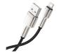 Кабель Baseus Cafule Metal Lightning 2.4A (1m) (Black)