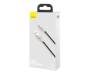 Кабель Baseus Cafule Metal Lightning 2.4A (1m) (Black)
