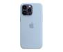 Чехол для Apple iPhone 14 Pro Max Silicone Case with MagSafe - Sky (MQUP3)