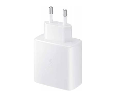 Сетевое зарядное устройство Samsung 45W Compact Power Adapter with Type-C to Type-C Cable White (EP-T4510)