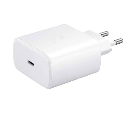 Сетевое зарядное устройство Samsung 45W Compact Power Adapter with Type-C to Type-C Cable White (EP-T4510)