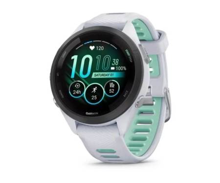 Смарт-часы Garmin Forerunner 265S Black Bezel w. Whitestone Case and Whitestone/Neo Tropic S. Band (010-02810-04/14)