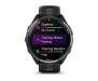 Смарт-часы Garmin Forerunner 965 Carbon Gray Titanium Bezel w. Blk Case and Blk/Powder Gray S. Band (010-02809-00/10)