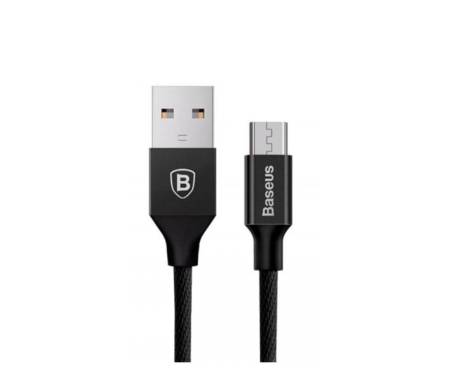 Кабель Micro USB Baseus Yiven Cable USB For MicroUSB 2.1A 1M Black (CAMYW-A01)