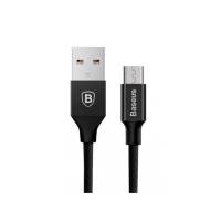 Кабель Micro USB Baseus Yiven Cable USB For MicroUSB 2.1A 1M Black (CAMYW-A01)