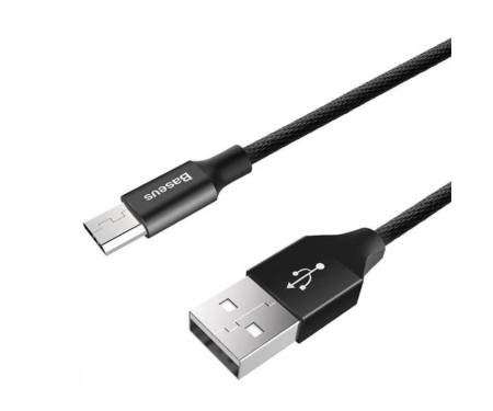 Кабель Micro USB Baseus Yiven Cable USB For MicroUSB 2.1A 1M Black (CAMYW-A01)