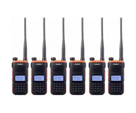 Портативна рація Agent AR-UV10 Six Pack комплект 6 шт (AR-UV10_6)