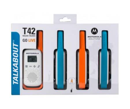 Портативна рація Motorola TALKABOUT T42 Quad Pack (B4P00811MDKMAQ)