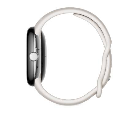 Смарт-часы Google Pixel Watch LTE Polished Silver Case/Chalk Active Band 3