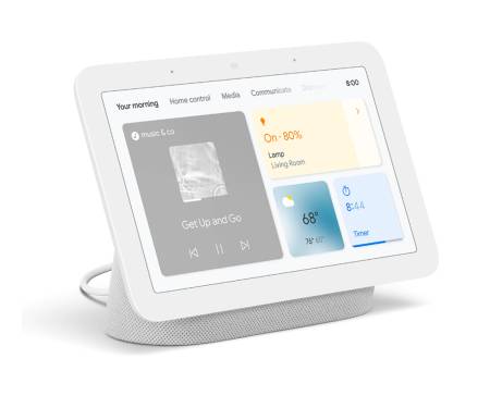 Центральный контроллер для умного дома Google Nest Hub 2nd Generation Chalk (GA01331-EU)