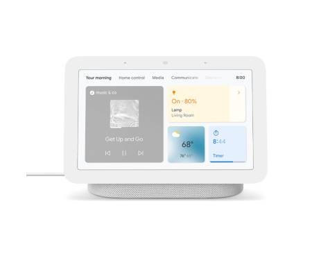 Центральный контроллер для умного дома Google Nest Hub 2nd Generation Chalk (GA01331-EU)