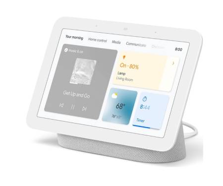 Центральный контроллер для умного дома Google Nest Hub 2nd Generation Chalk (GA01331-EU)