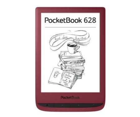 Электронная книга PocketBook 628 Touch Lux 5, Ruby Red (PB628-R-WW)